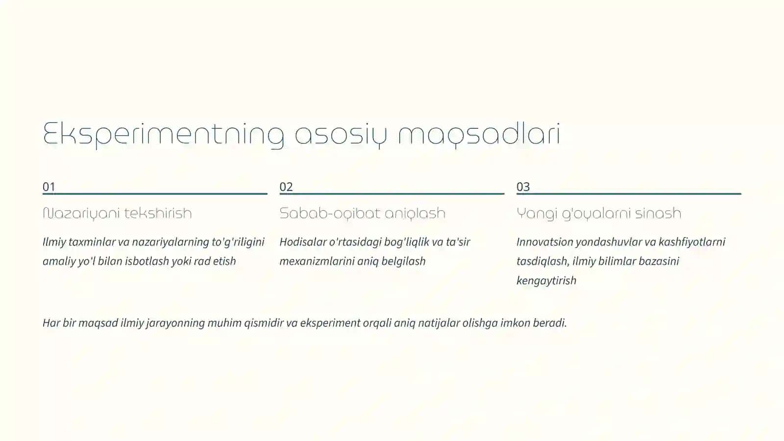 Eksperimental Tadqiqotlar: Ilmiy Kashfiyotlarning Asosi 3