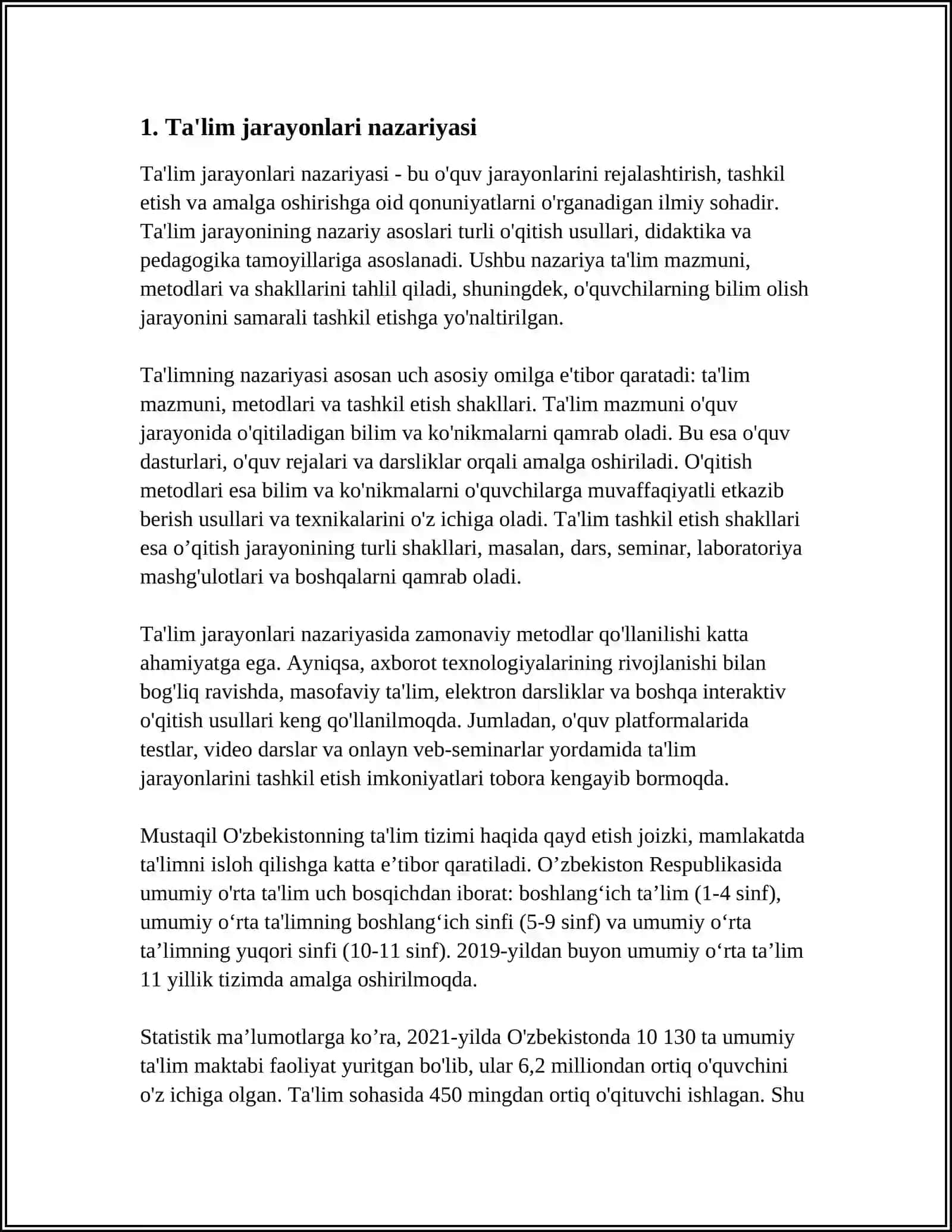 DIDAKTIKA TAʼLIM NAZARIYASI SIFATIDA 3