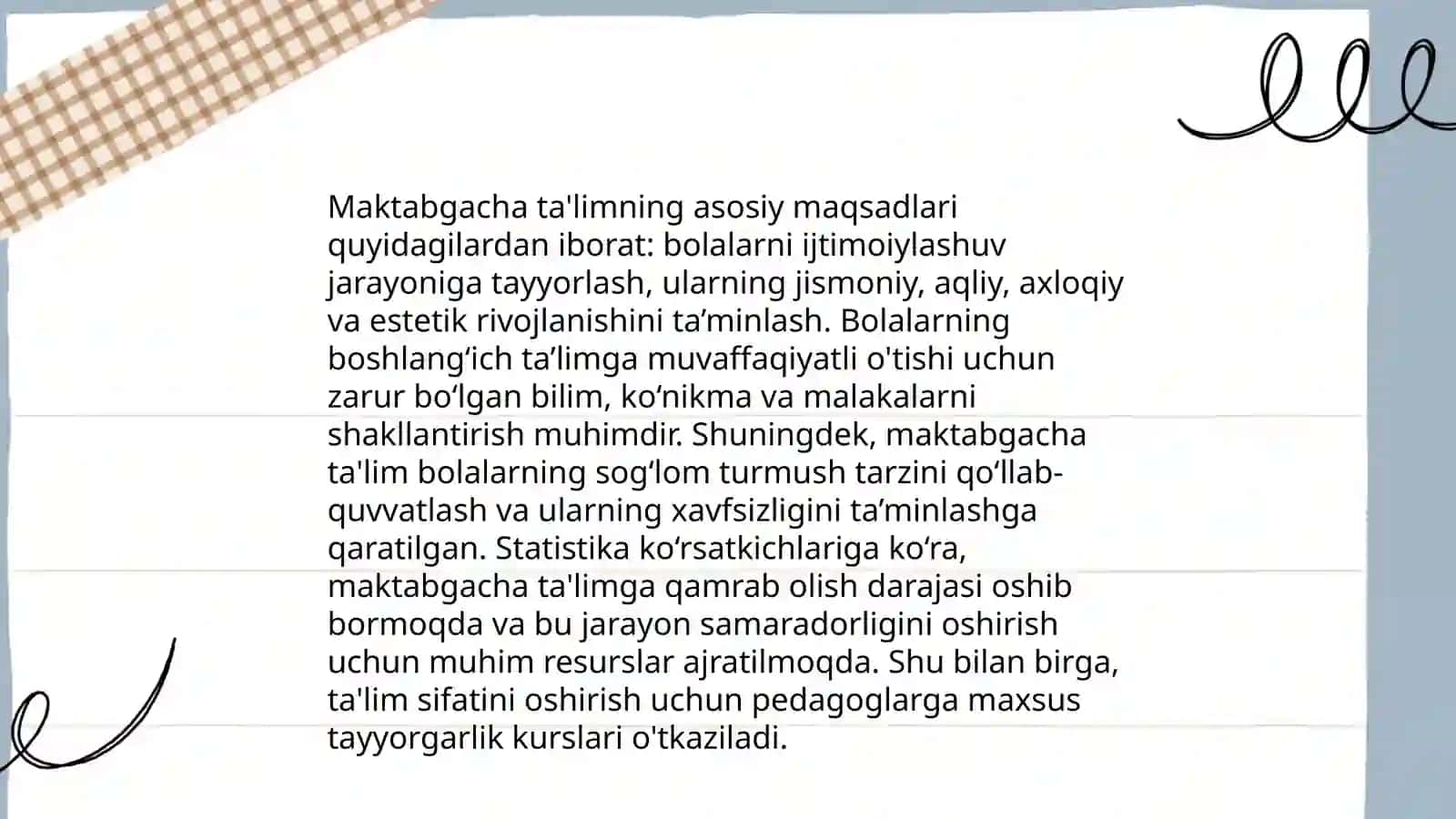 O'zbekiston Respublikasi Maktabgacha ta'lim konsepsiyasi 3