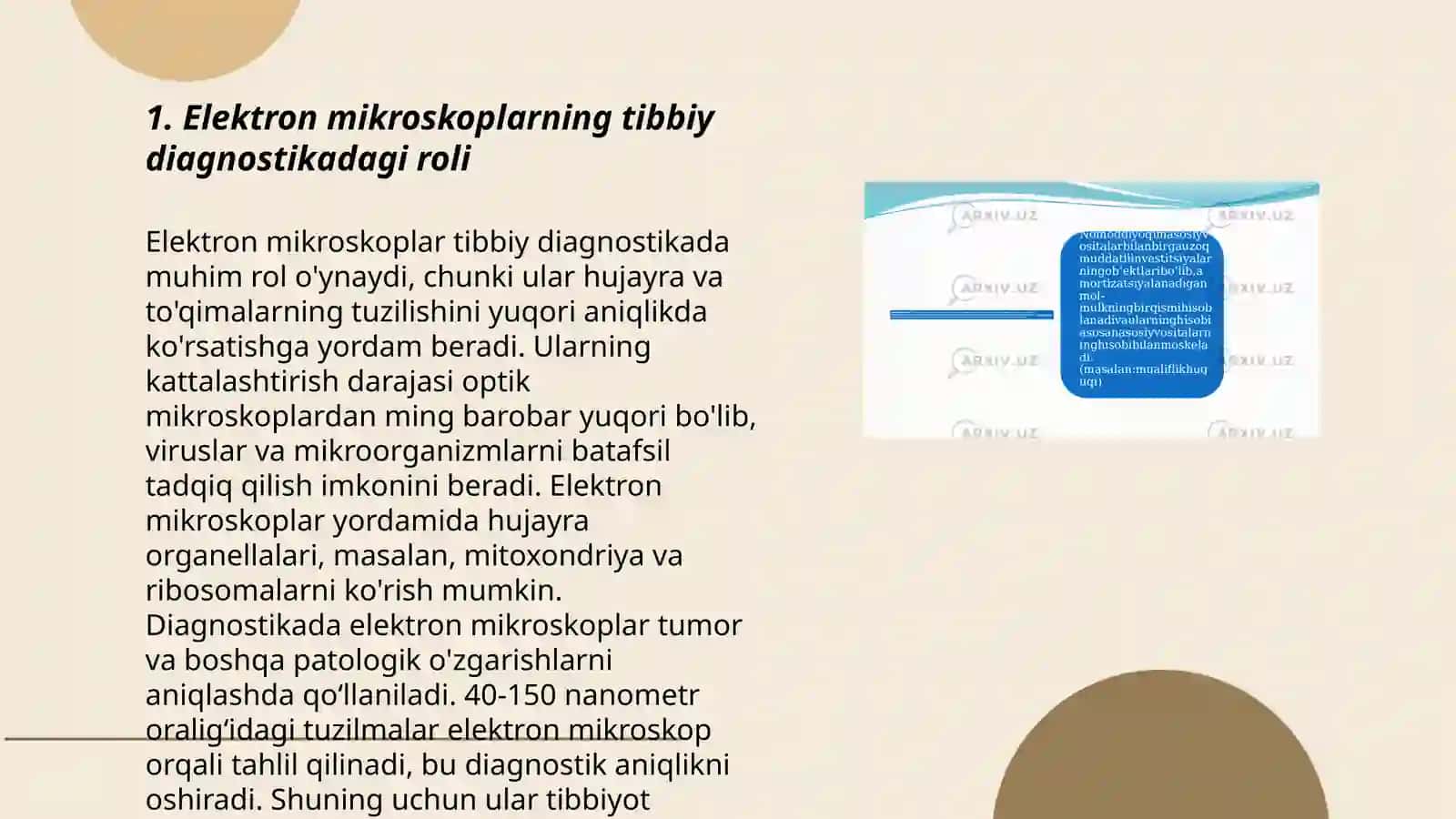 Elektron mukroskoplarning tibbiyotdagi ahamiyati 3