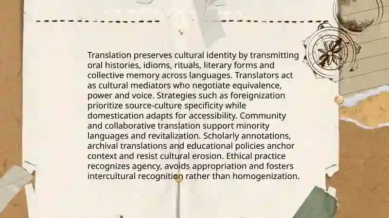 The social significance and role of translation 3