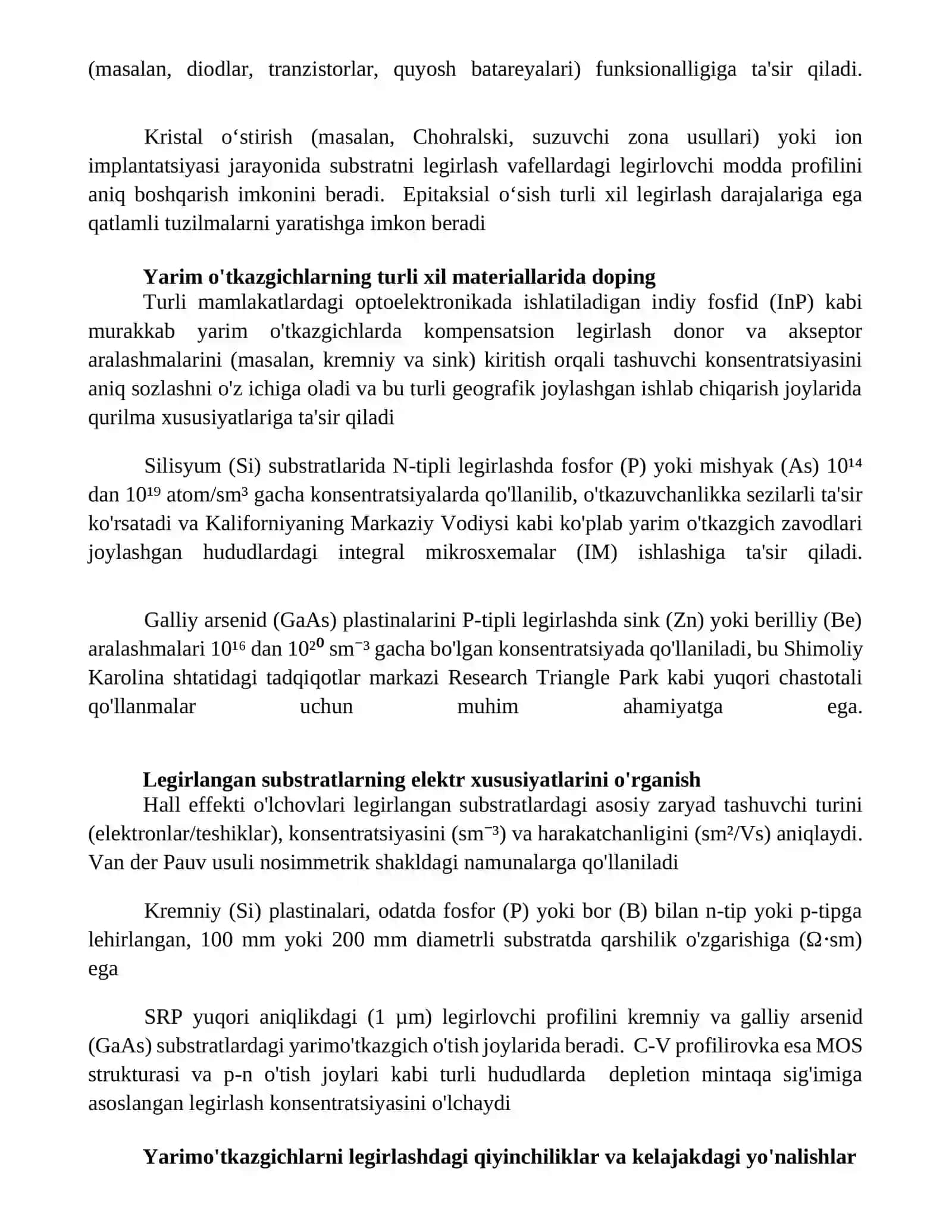 Yarim òtkazgichli tagliklarni legirlash slayd 3