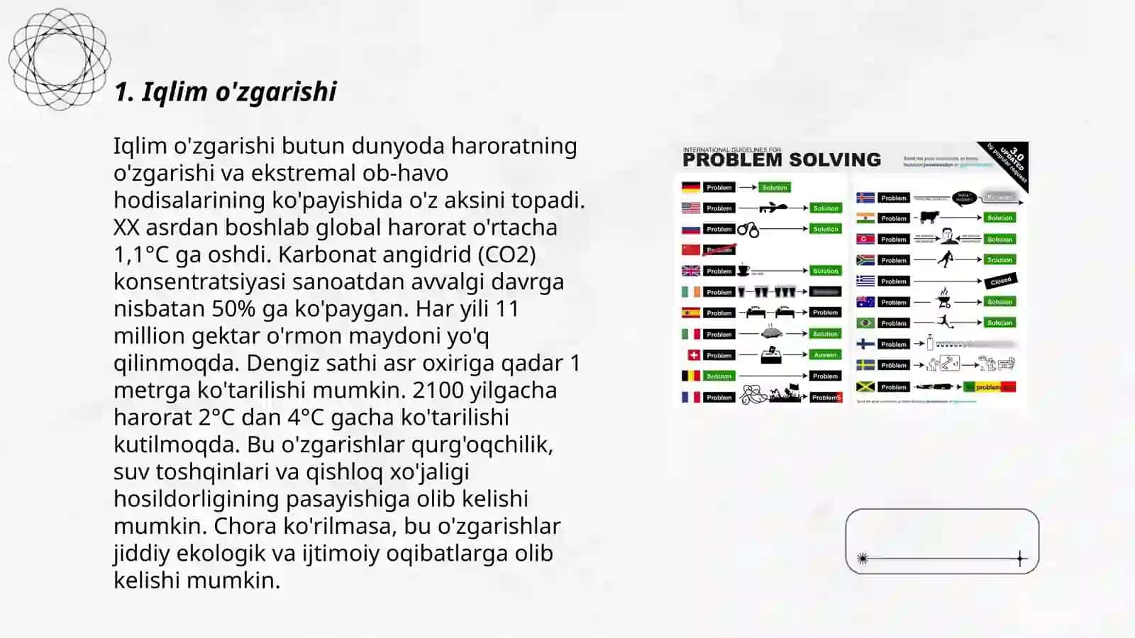 Iqlim o'zgarishi 3