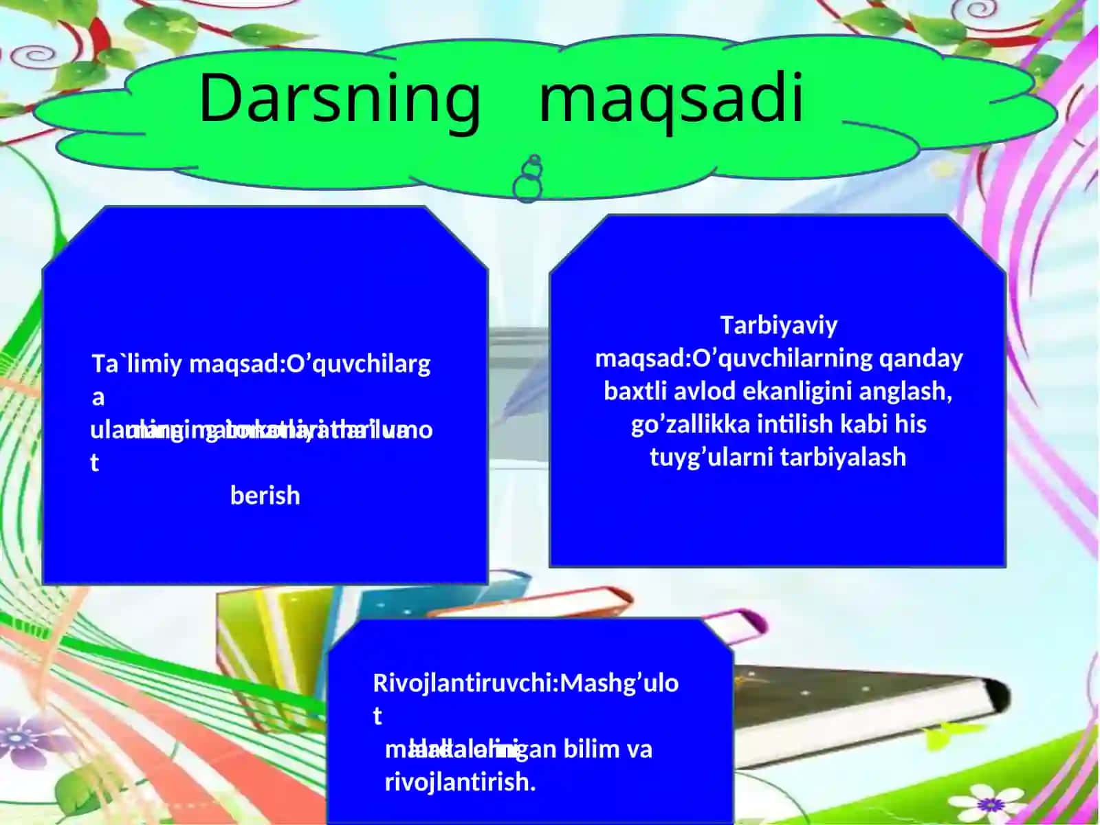 4-sinf Tarbiya fanidan Halollik muvaffaqiyat kaliti dars ishlanmasi 3