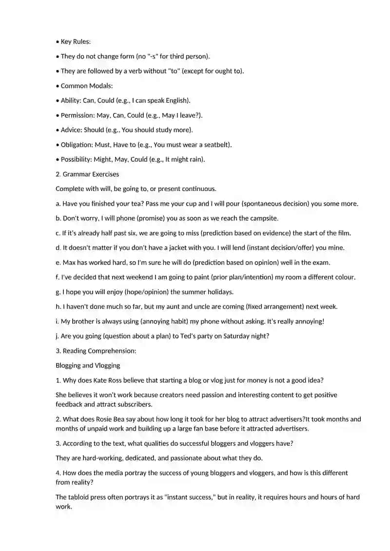 Grammar Rules: "I will" vs. "I'm going to" 3