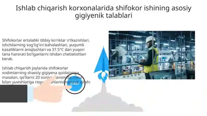 Ishlab chiqarish korxonalarida shifokor ishining gigiyenik jihatlari 3