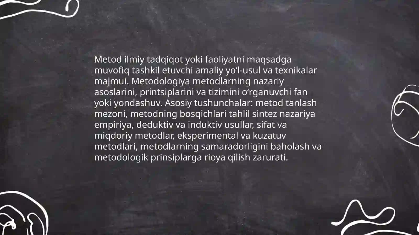 Metod va metodologiya tushunchalarining mohiyati 3