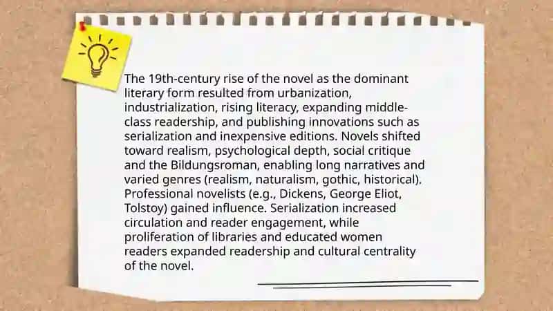 Achievements of literature of the 19th century 3