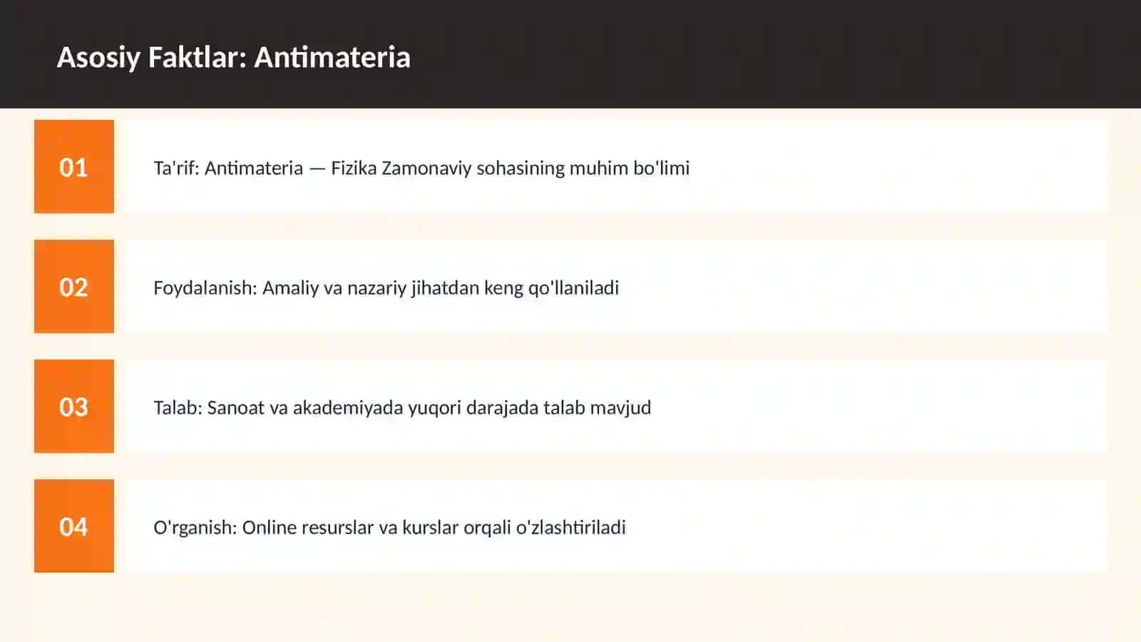 FAN | FIZIKA ZAMONAVIY 3
