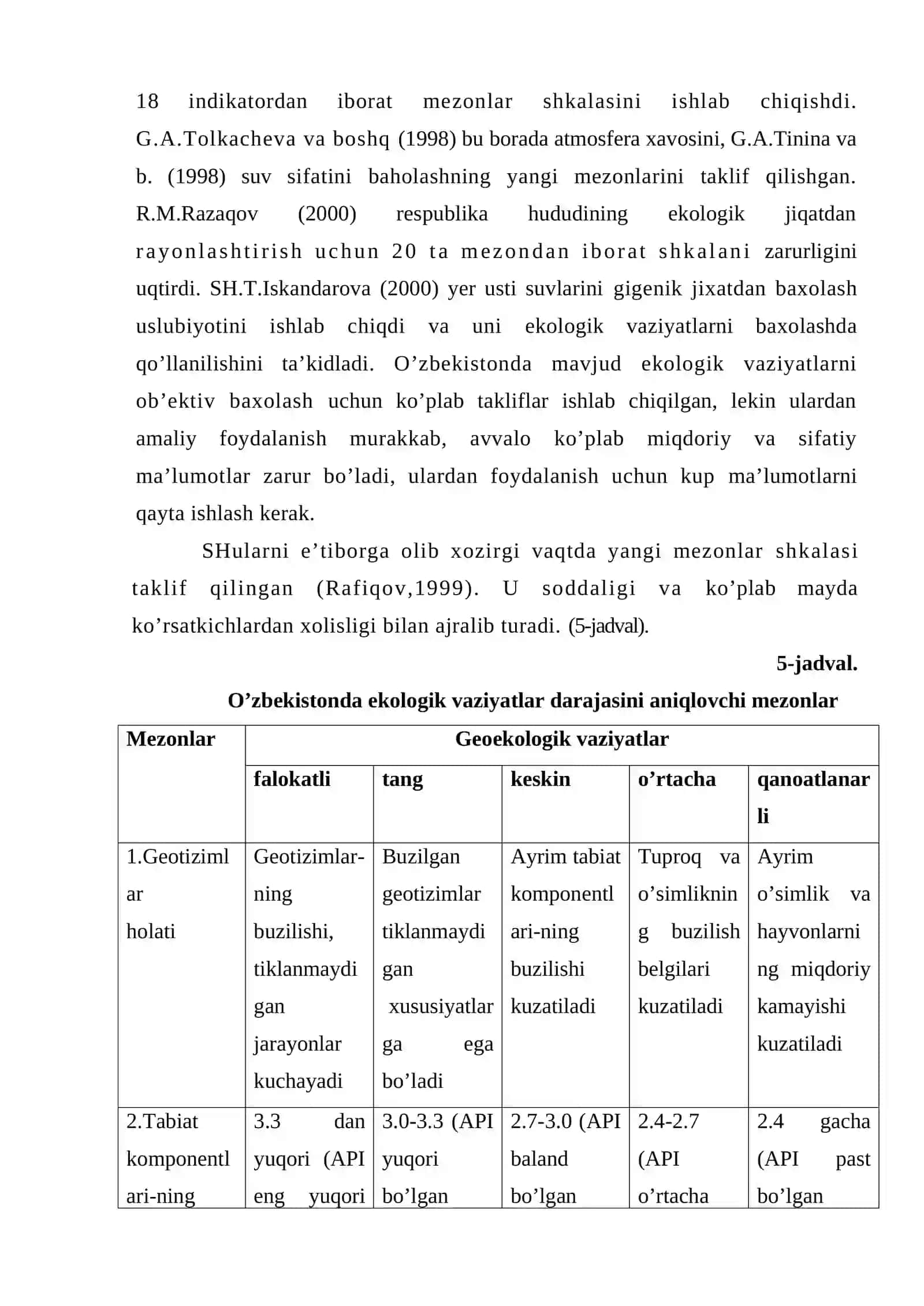 Ekologik vaziyatni baxolash 3