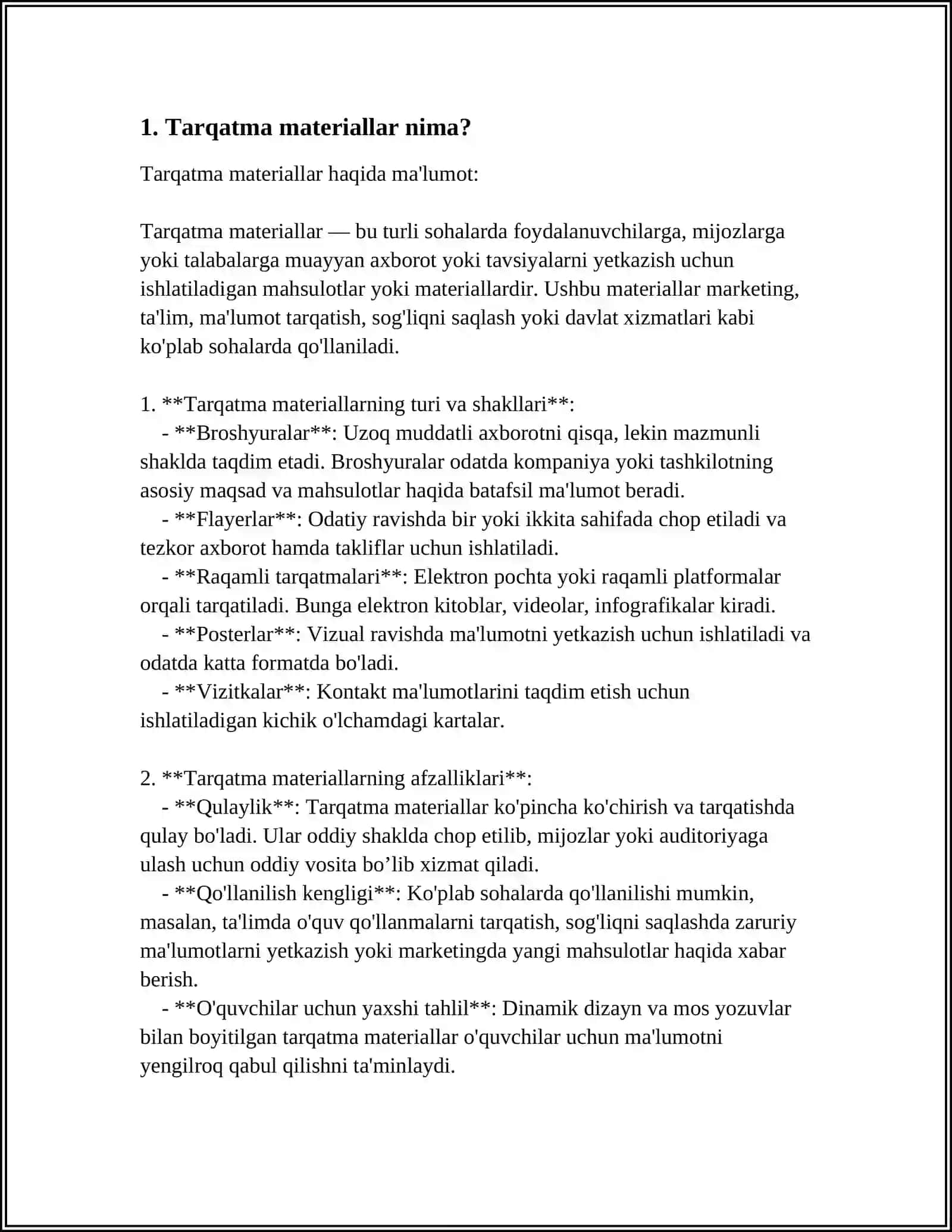 1 SINF MATEMATIKA DARSLARIDA TARQATMA MATERIALLARDAN FOYDALANISH METODIKASI 3