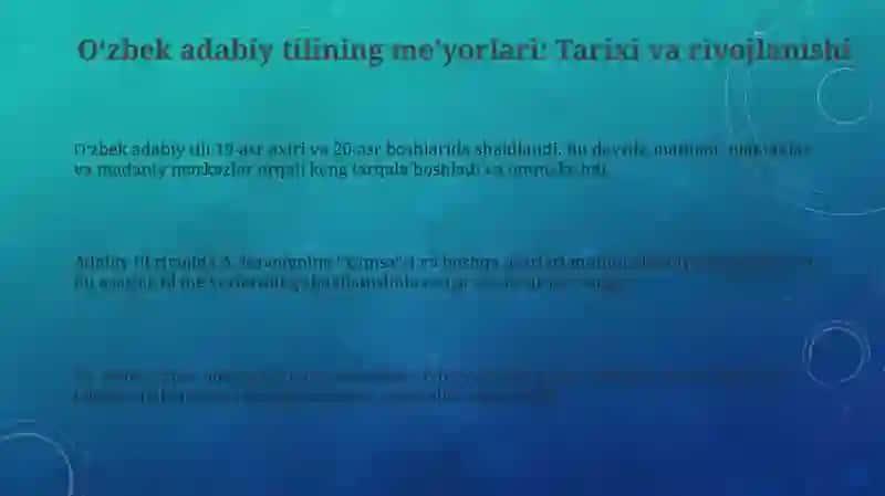 O'zbek adabiy tilining meʼyorlari 3