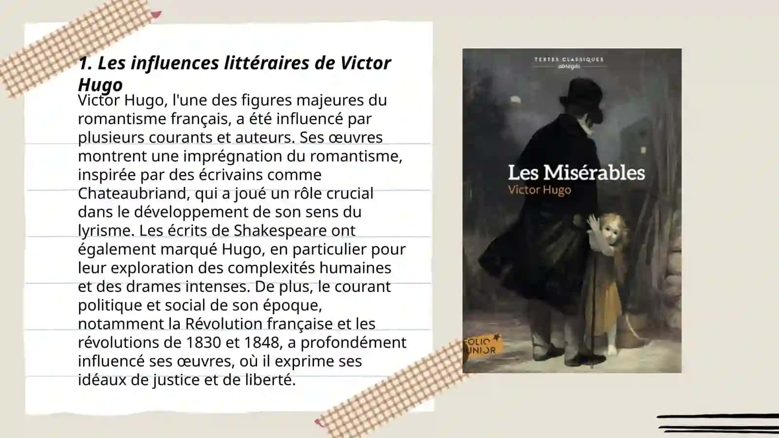 Les influences littéraires de Victor Hugo 3