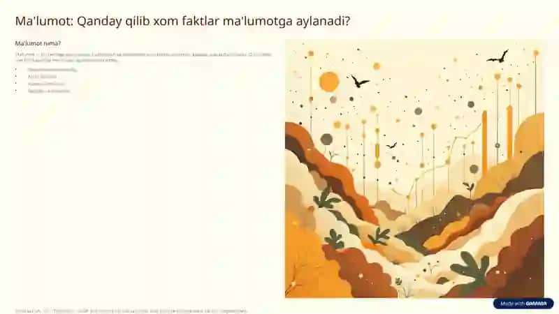 Axborot va ma'lumot tushunchasi: Keng qamrovli tahlil 3