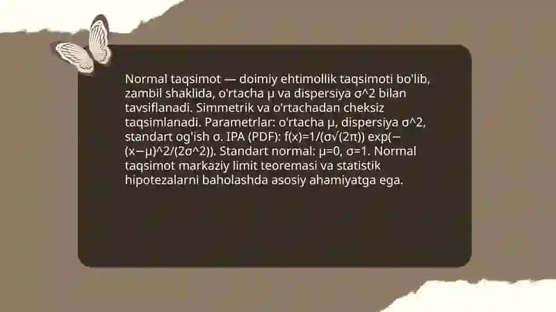 Normal taqsimot 3