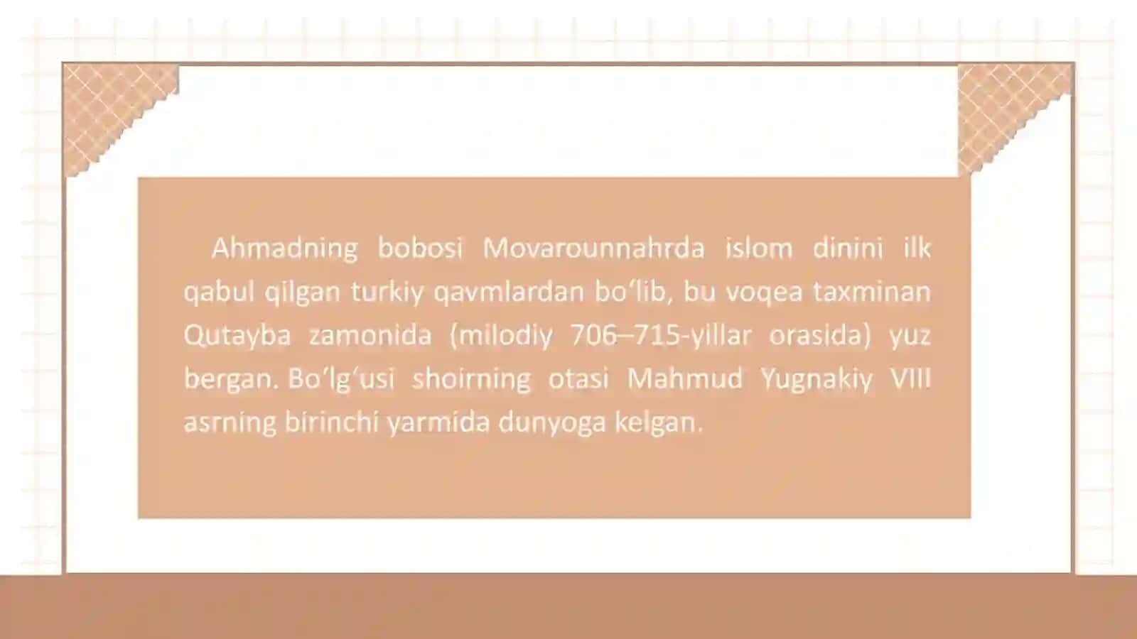 "Hibat-ul Haqoyiq"Ahmad Yugnakiy 3