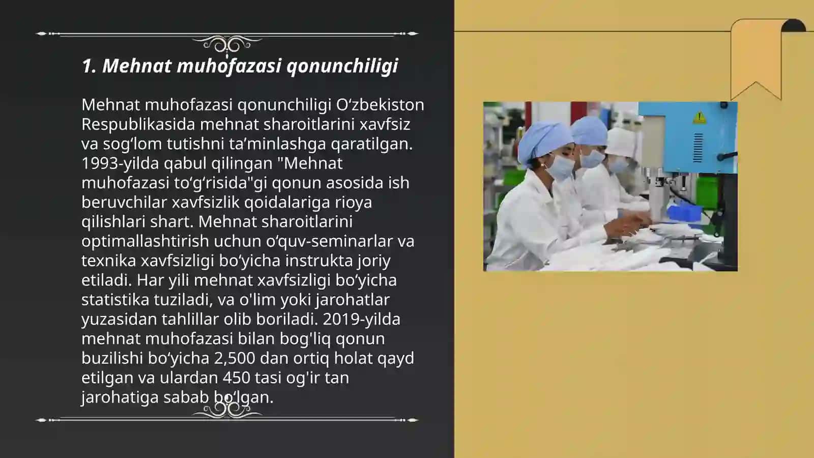 Mehnat Muhofazasi Qonunchiligi 3