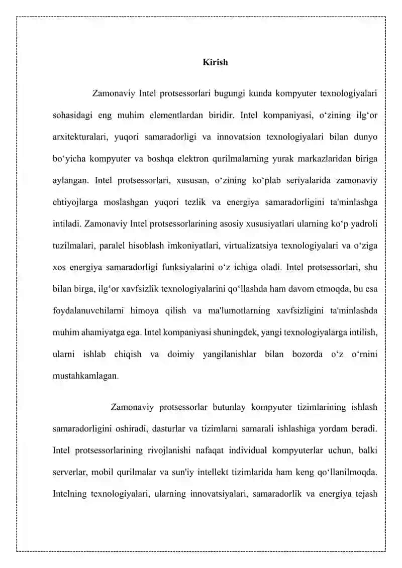 Zamonaviy Intel protsessorlari 3