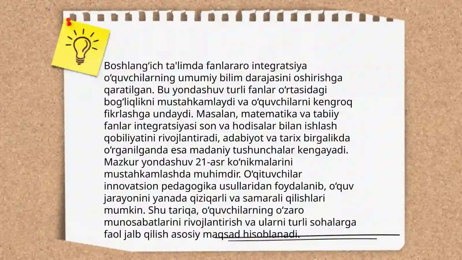 Boshlang‘ich ta'limda fanlararo integratsiya 3