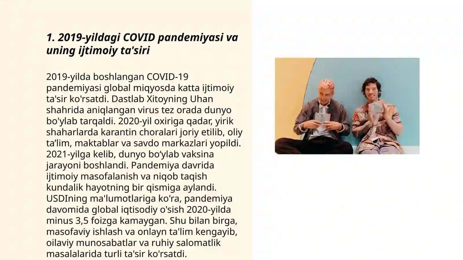 Covid 2019 Gripp gepatit va OITV |OITS- XXI asr muammolari 3