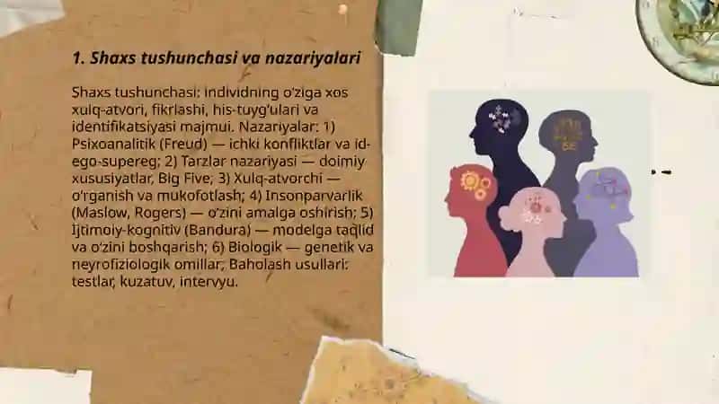 Shaxs (psixologiya fani uchun) 3