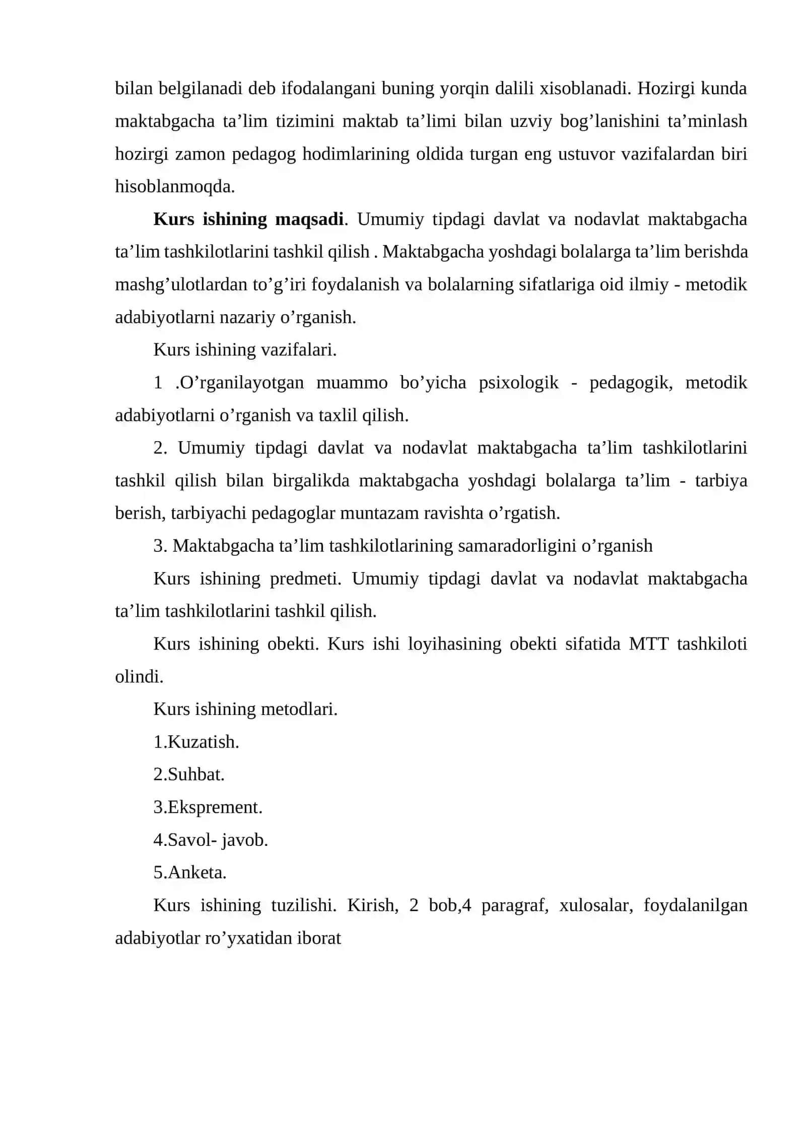 Davlat va nodavlat maktabgacha ta'lim tashkilotlarining o'ziga xosliklari 3