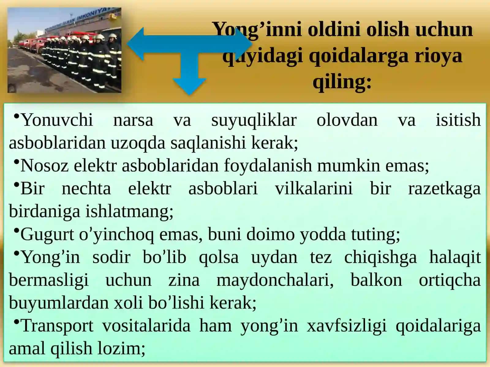 Halokatli yong'in sodir bo'lganda, aholini evakuatsiya qilish 3