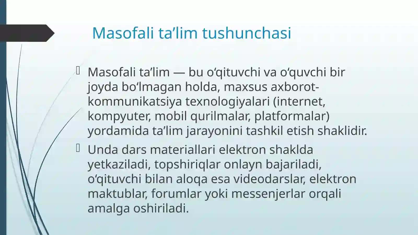 Masofalitaʼlim uchun elektron darsliklar 3