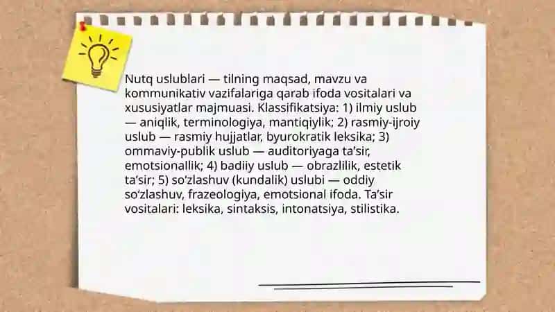Nutq uslublari 3