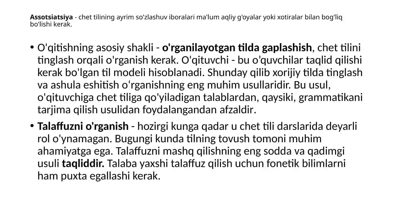 To’g’ri metod (Direkte Metod) 3