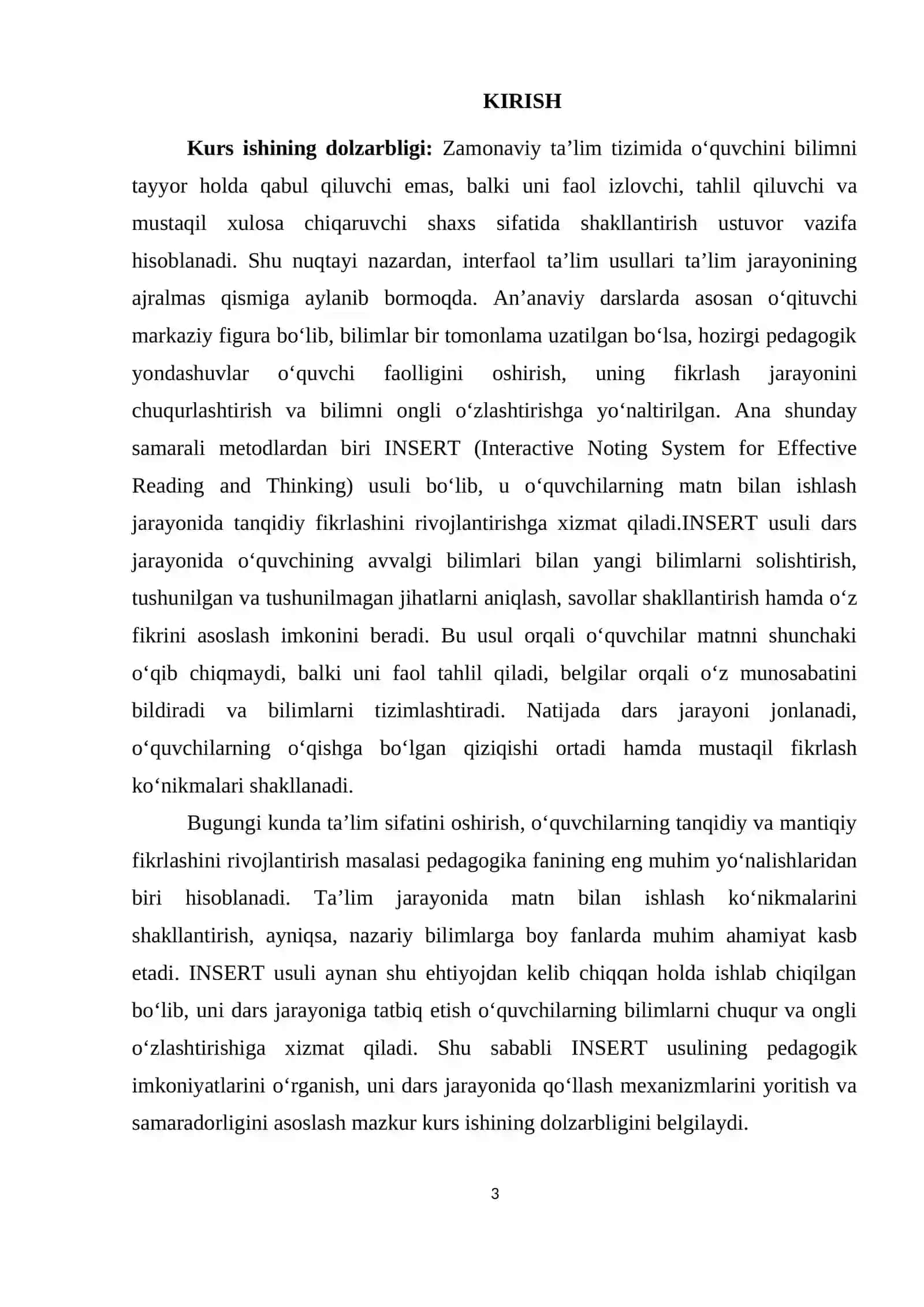 INSERT USULI VA UNING DIDAKTIK IMKONIYATLARI 3
