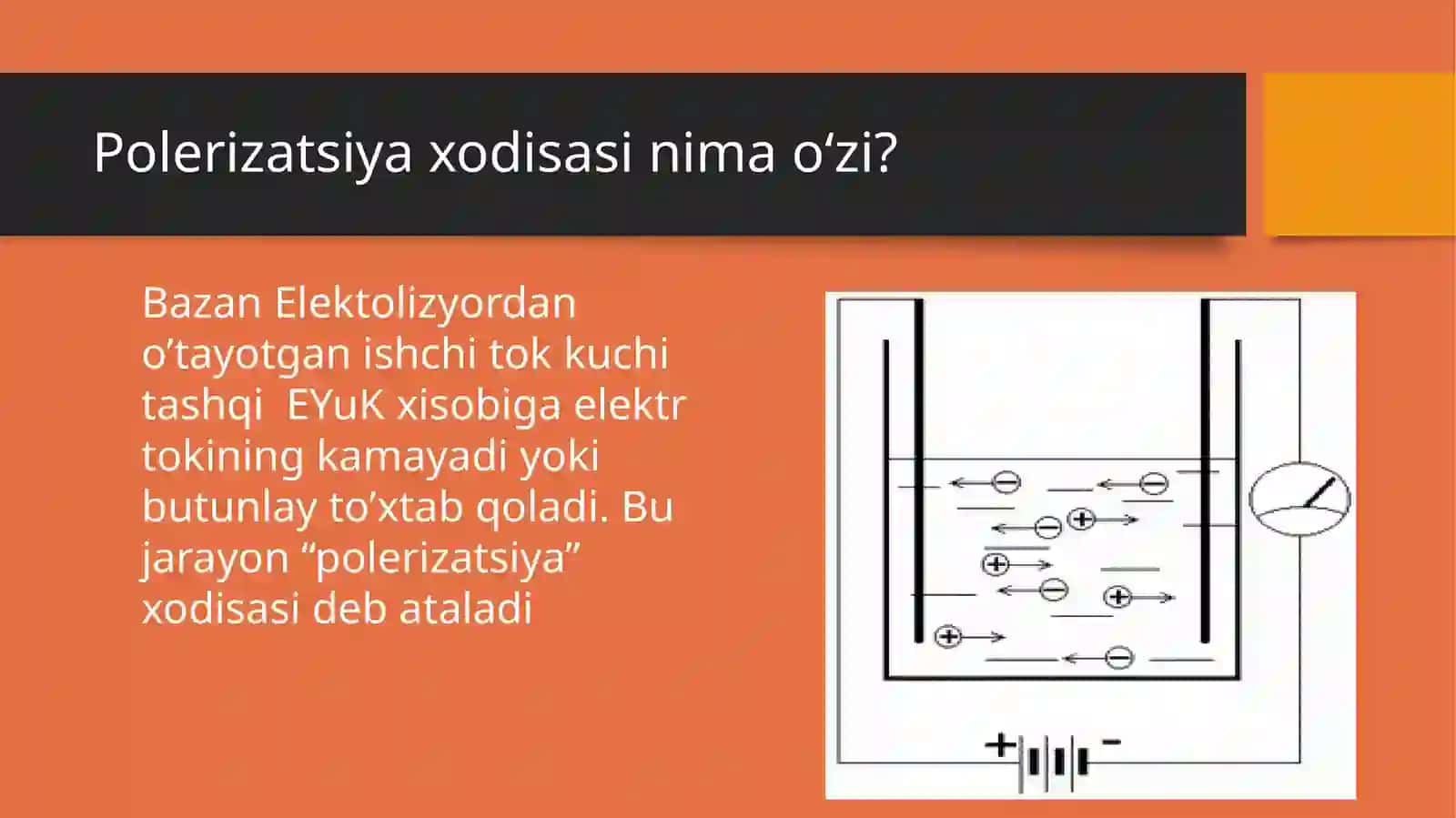 Elektolizdagi polerizatsiya hodisasi 3