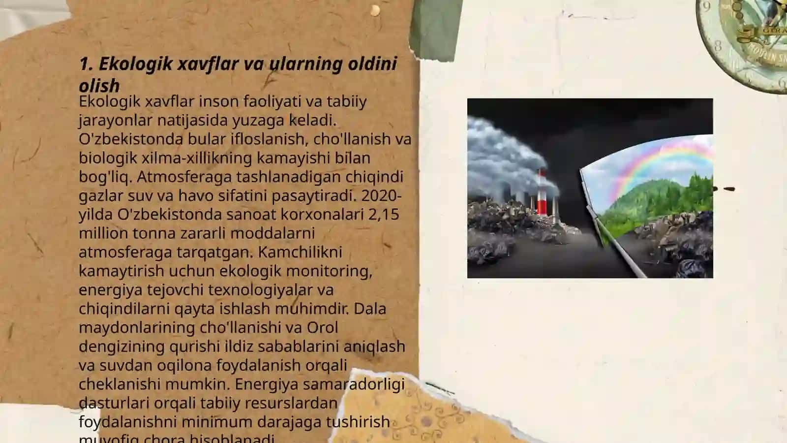 Ekologik xavflar va ularning oldini olish 3