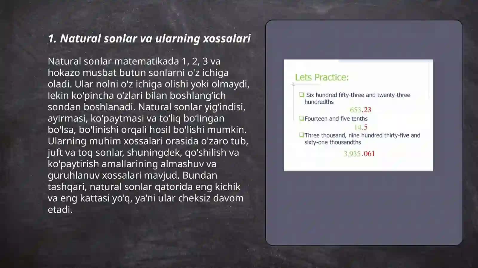 Amaldagi 3- va 4-sinf matematika darsliklarini misol va masalalarini ishlash 3