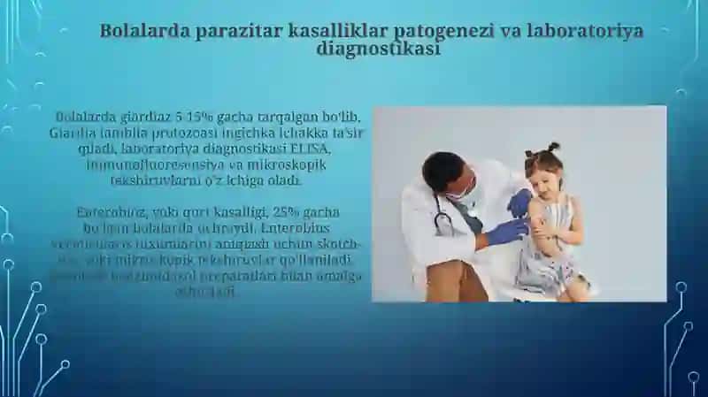 Pediatriya amaliyotida koʻp uchraydigan kasalliklar patogenezi va laboratoriya tashxisi 3