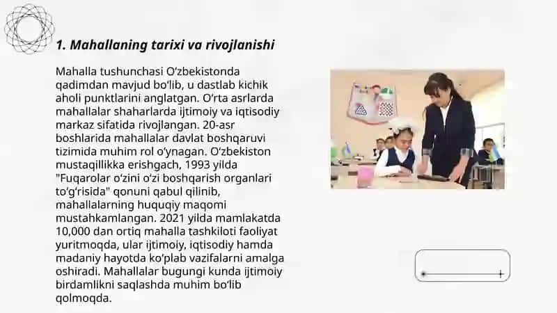 Mahalla ijtimoiylashuvning an'anaviy omili sifatida 3