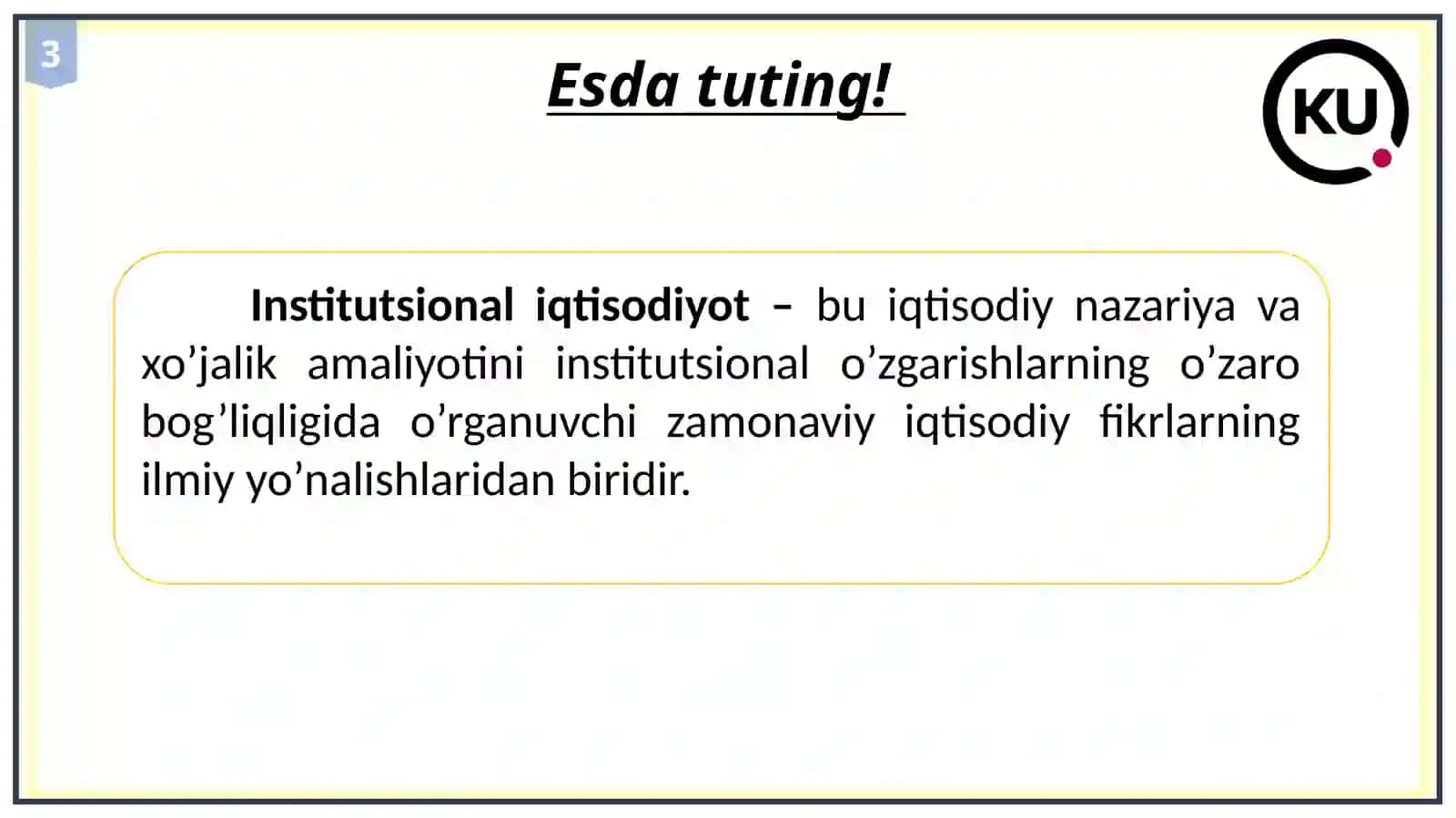 Institutsional Iqtisodiyot 3