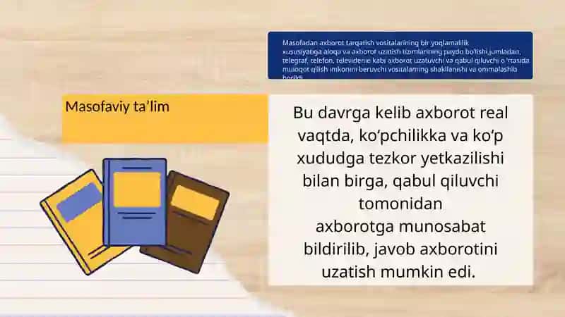 Masofaviy taʼlim va uning ahamiyati 3