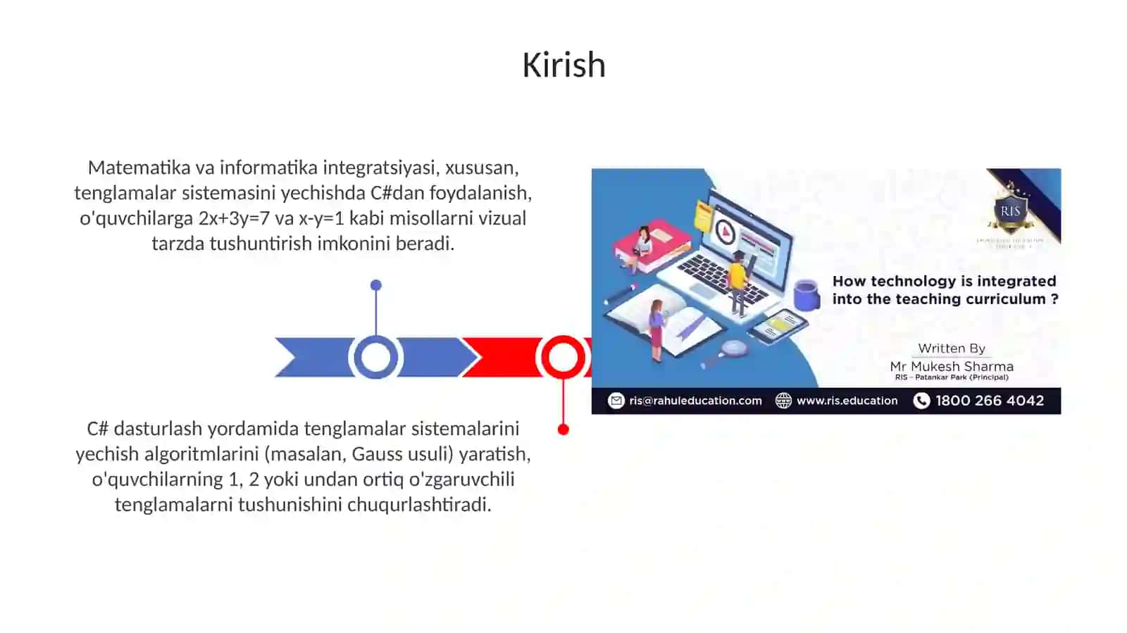 Matematika va informatika integratsiyasi 3