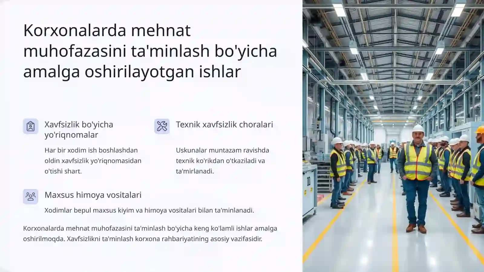 O'zbekiston Respublikasida mehnat muhofazasining hozirgi holati va istiqbollari 3