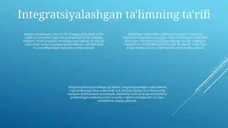 Integratsiyalashgan Ta'lim 3