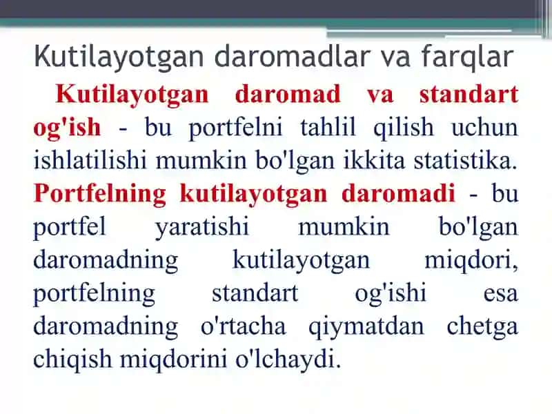 Xavf va qaytish 3