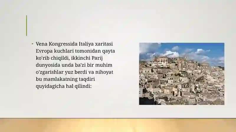 Italiya XVII-XIX-asrlarda. Italiya yangi davrda 3