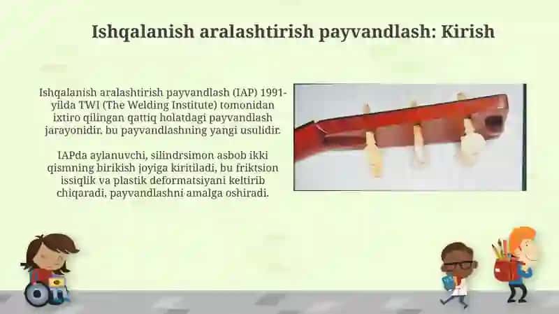 Ishqalanish aralashtirish payvandlash 3