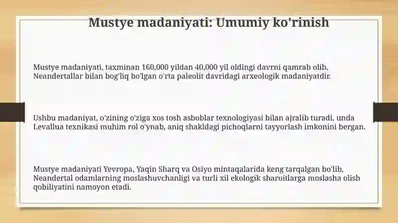Mustye madaniyati 3