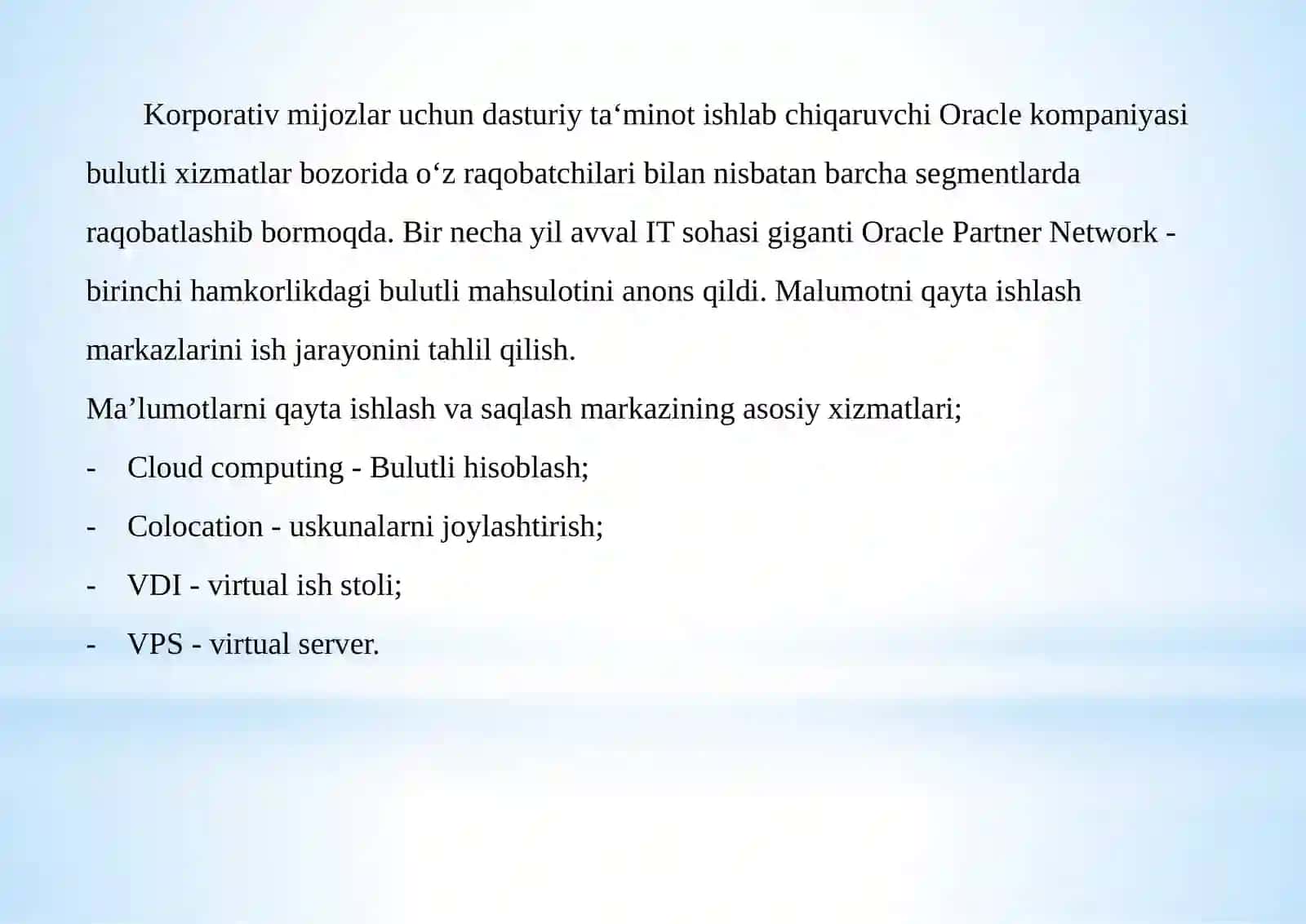 Jahon miqyosida bulutli hisoblashning rivojlanishi 3