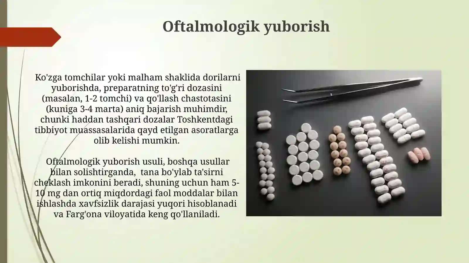 Dori darmonlarni organizmga kiritish usullari 3