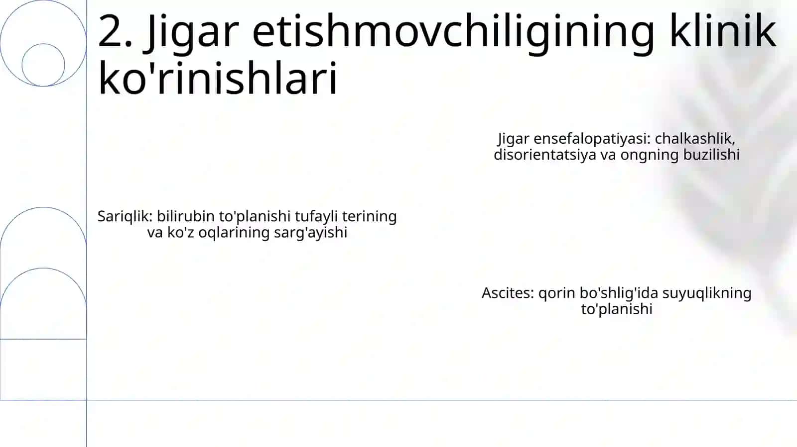 Jigar -Hujayra Yetishmovchiligi Va Jigar Komasi Vujudga Kelishining Biokimyoviy Mexanizmlari Va Tashxisi 3