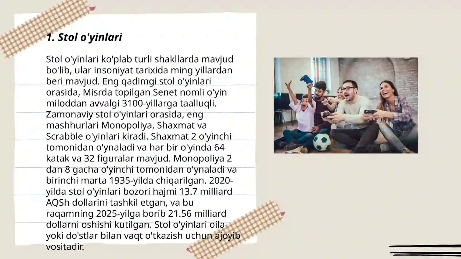 Stol o'yinlari 3