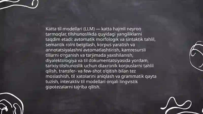 Tilshunoslik fanining eng yangi ixtirolari 3